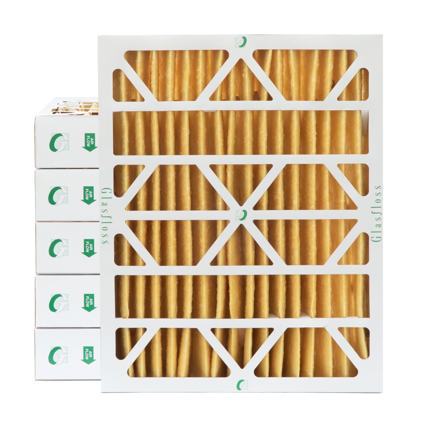 Glasfloss 16x20x4 MERV 11 AC Air Filters. 6 Pack. Exact:15-1/2×19-1/2×3-3/4