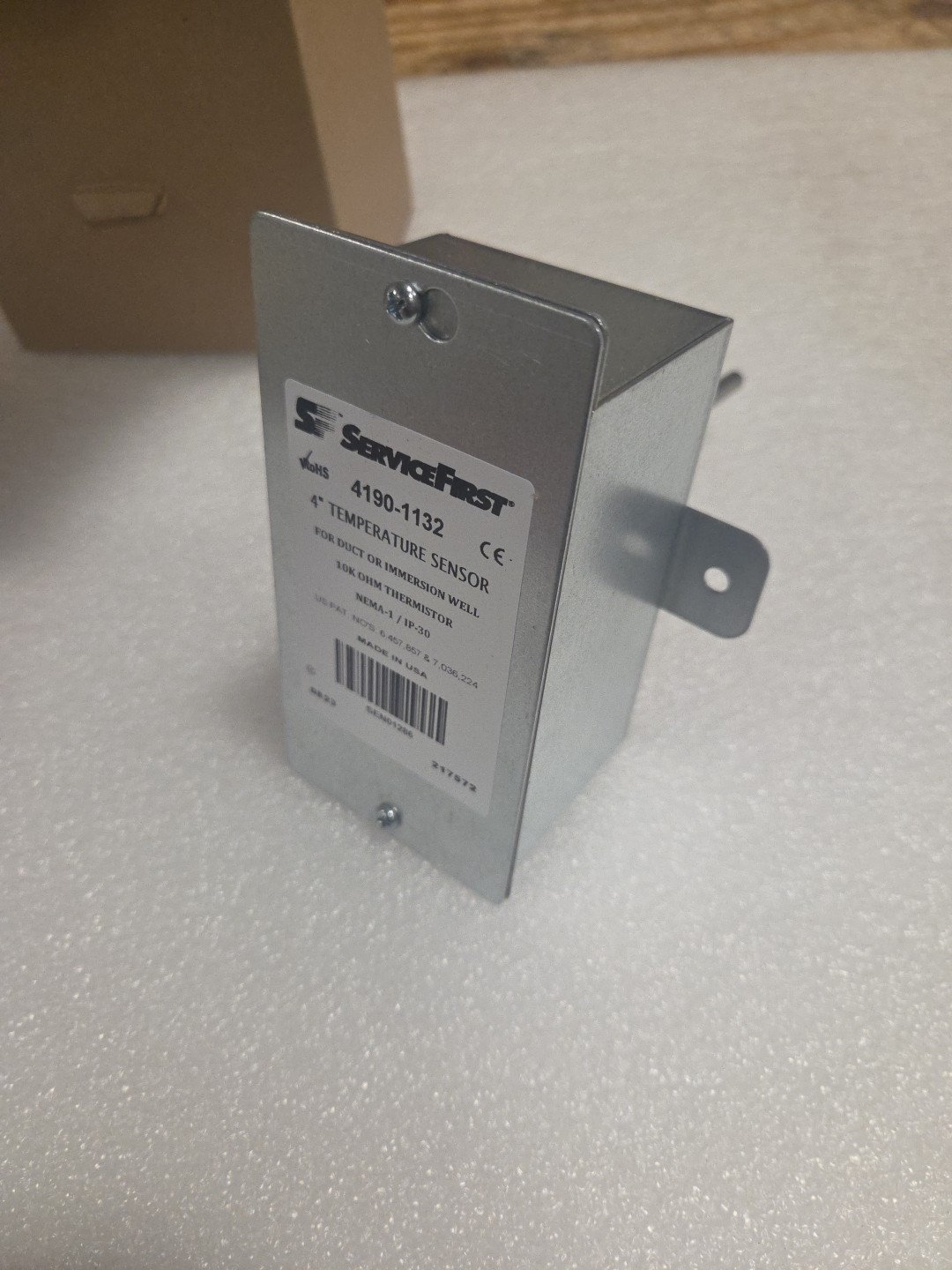 Servicefirst 4″ Temperature Sensor for duct or immersion well