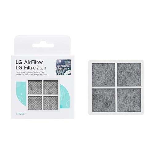 LG 6 Month Replacement Refrigerator Air Filter, 1 Count, White