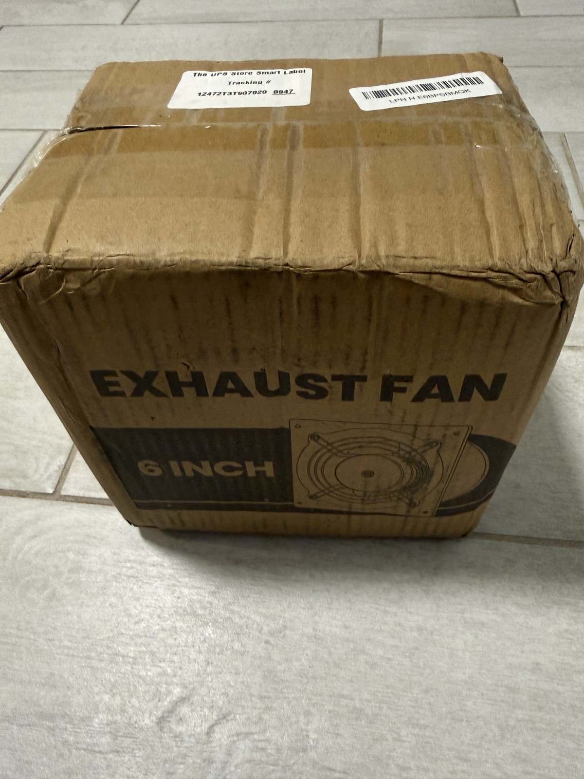 HG Power 6 Inch Exhaust Fan with Speed Controller