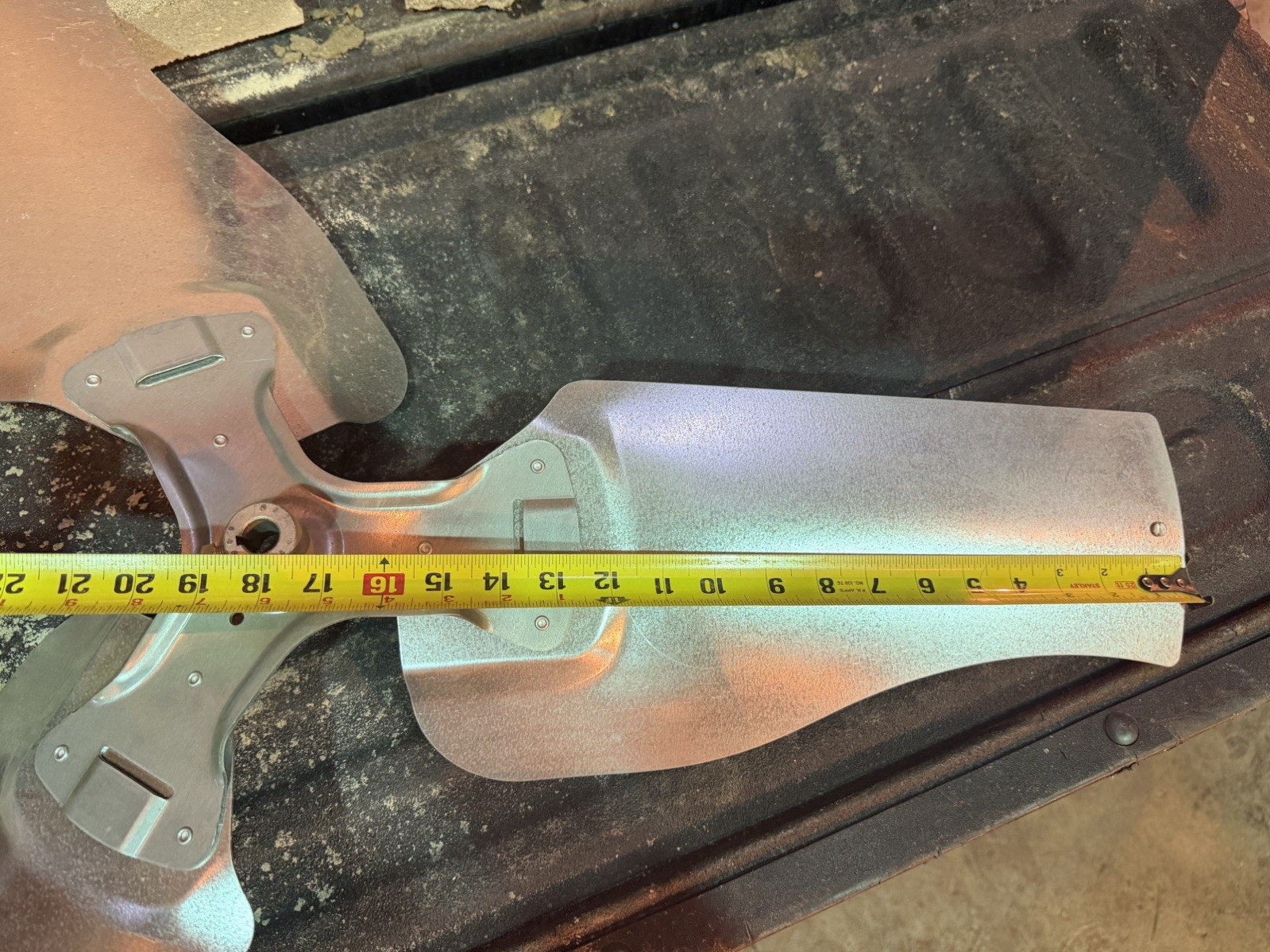 36″ Fan Blade Propeller, Galvanized, Cw, 1/2 Hp. (Possibly Dayton 9001481)