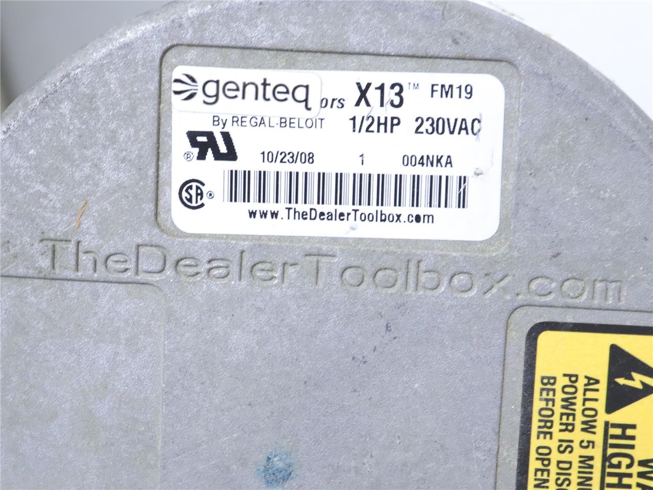 Genteq ECM X13 5SME39HXL128 Furnace Blower Motor 1/2HP 208/230V HD44AE235