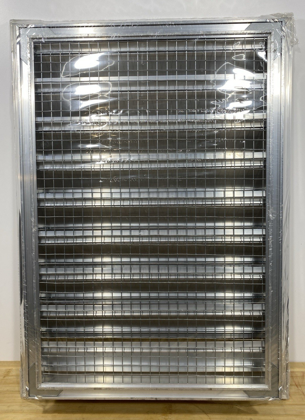 HVAC Premium 14″ W x 20″ H AL Exterior Gable Louver Vent For Walls Crawlspace