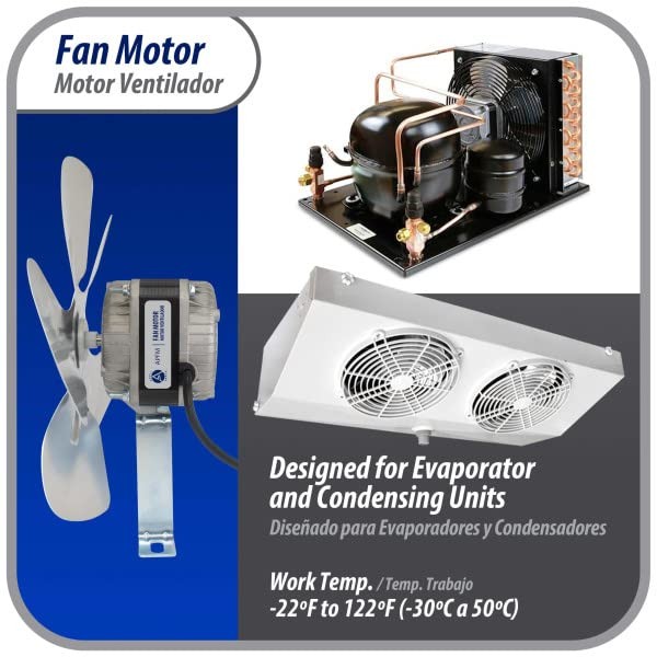 Appli Parts APFM-161E 16W Condenser and Evaporator Fan Motor 115V 60Hz…