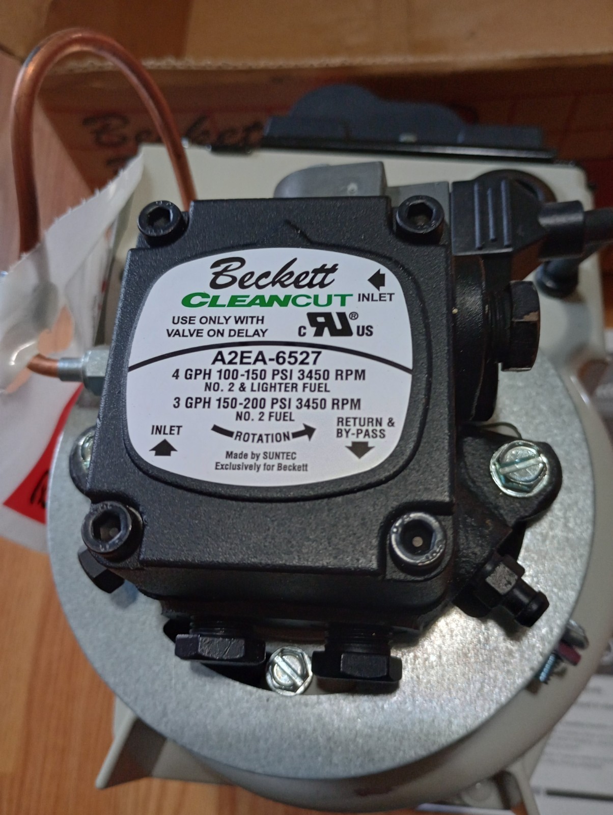BECKETT B2008 Afg Oil Burning Chassis W/genisys Control Fuel Oil Kerosene