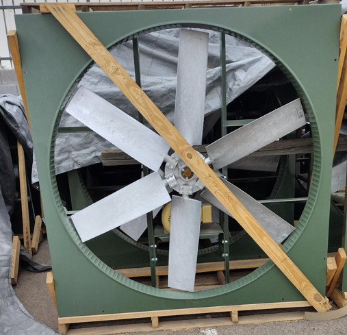 PANEL AXIAL EXHAUST FAN ASSEMBLY-Belt Drive-60″ – 230/460V – 10 HP – 60,000 CFM