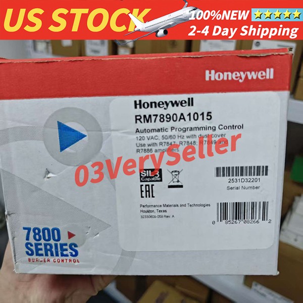 Honeywell RM7890A1015 Primary Control for Gas/Oil Burner, Genuine
