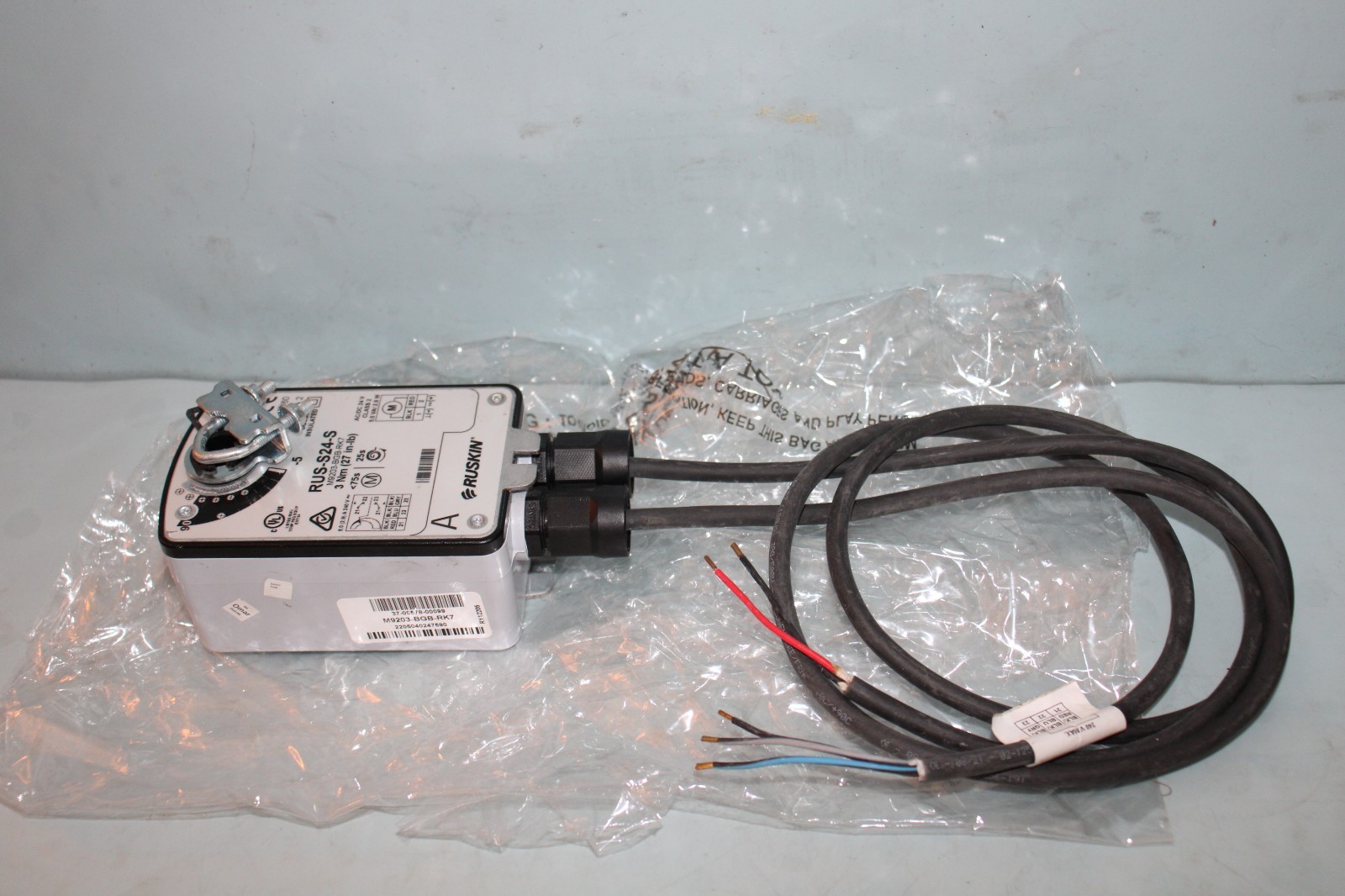 Ruskin RUS-S24-S M9203-BGB-RK7 Control Damper Actuator 3Nm 27in-lb “NEW”