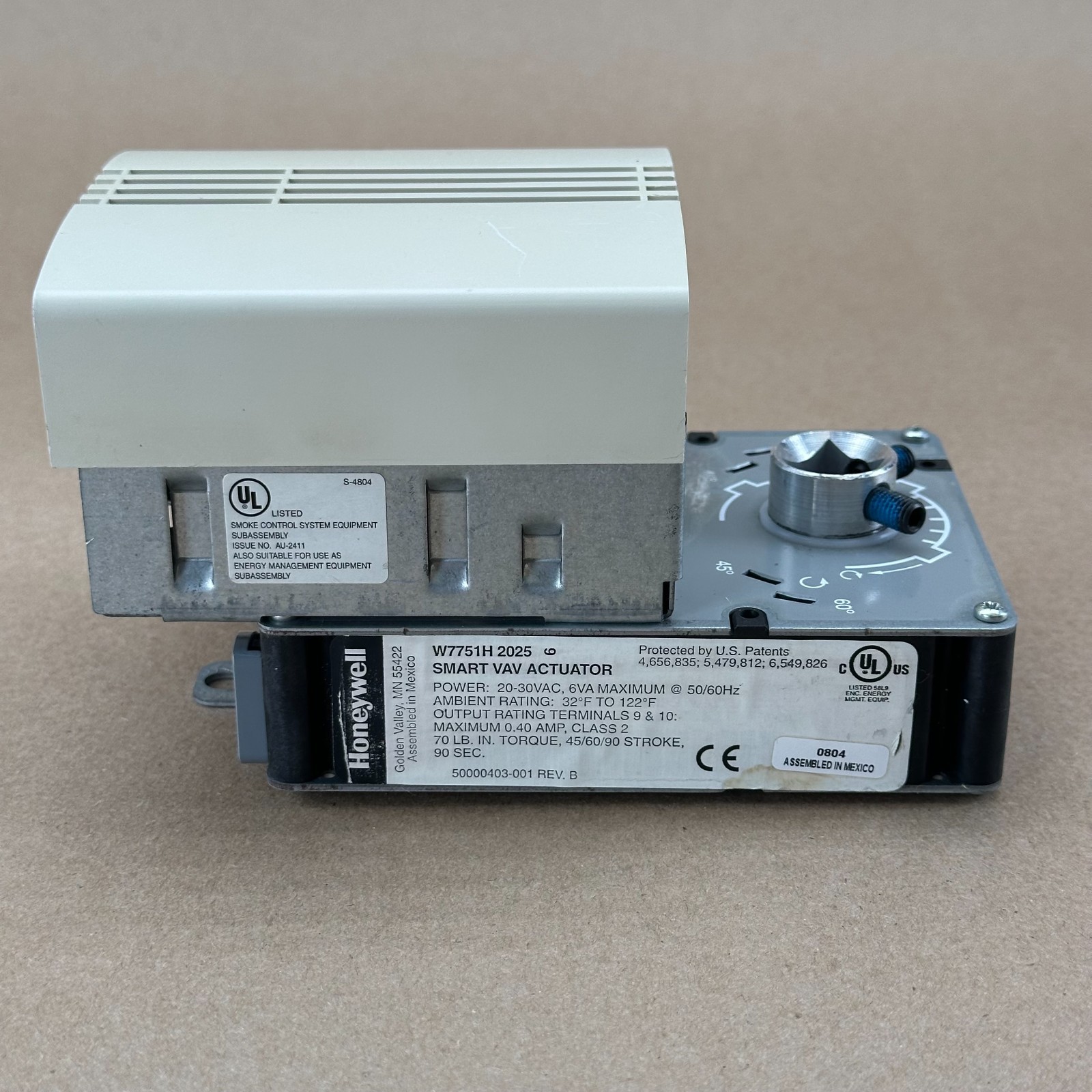 Lot of 5 Honeywell W7751H2025 Smart VAV Controllers Used HVAC BAS