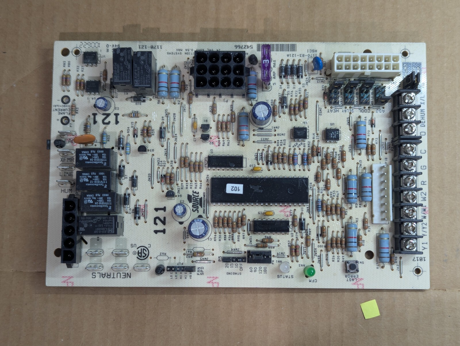 York 1170-121, 1170-83-121A OEM Furnace Control Board Tested