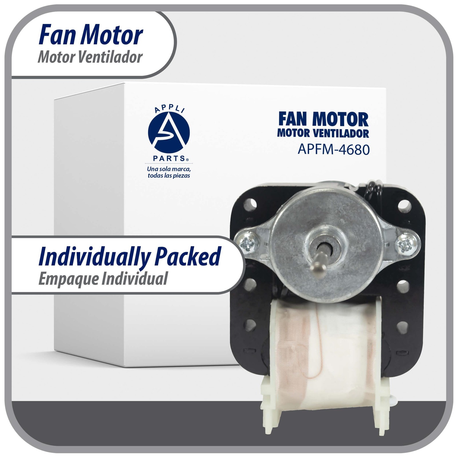 Appli Parts condenser Fan Motor universal replacement 110V 50/60Hz 0.25A 13W CCW