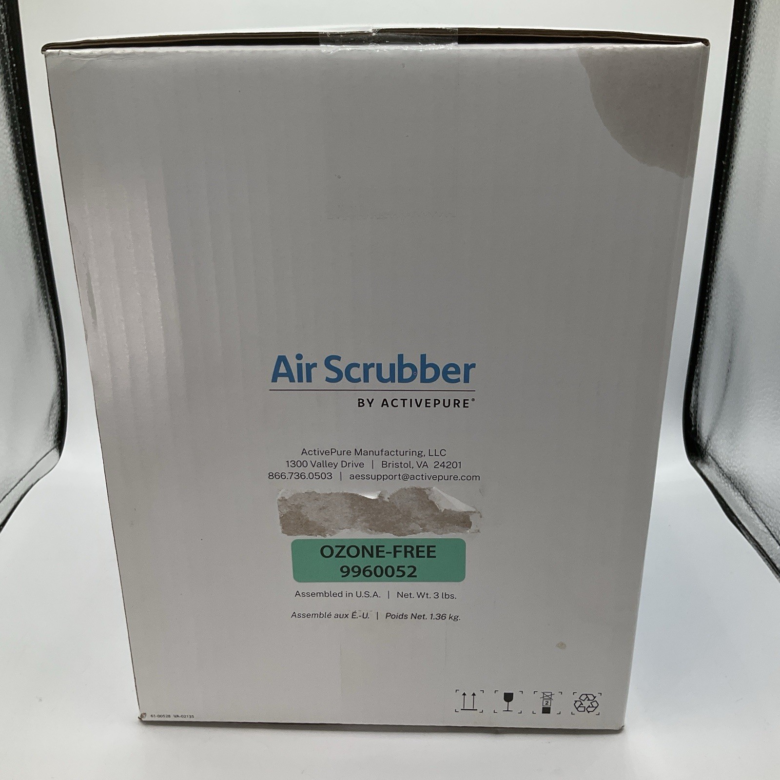 NEW ActivePure Air Scrubber A1013V Ozone-Free Whole House Purifier HVAC