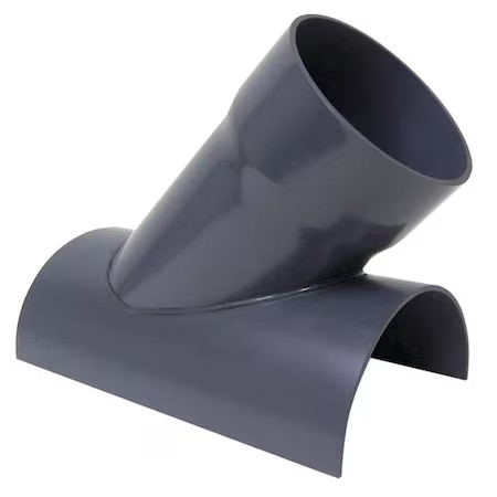 PLASTIC SUPPLY PVCSW12X10 10-12″dia 20.25″L 45 Degrees PVC In Cut Y Branc, 12