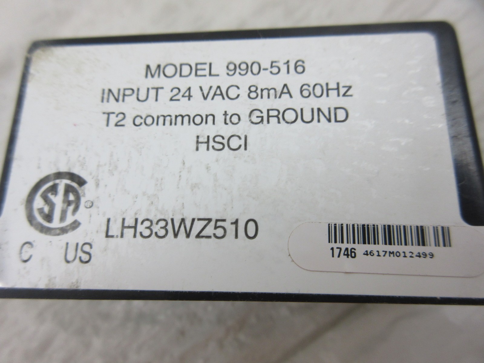 CARRIER BRYANT PAYNE LH33WZ510 ,MODEL 990-516 FURNACE SPARK IGNITER MODULE