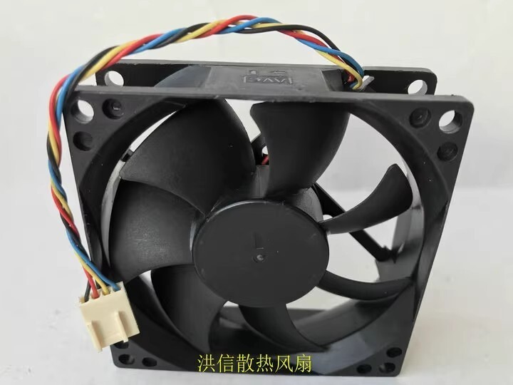 AVC DS08025T12UP084 DC12V 0.70A 80*80*25MM 4-Pin Cooling Fan