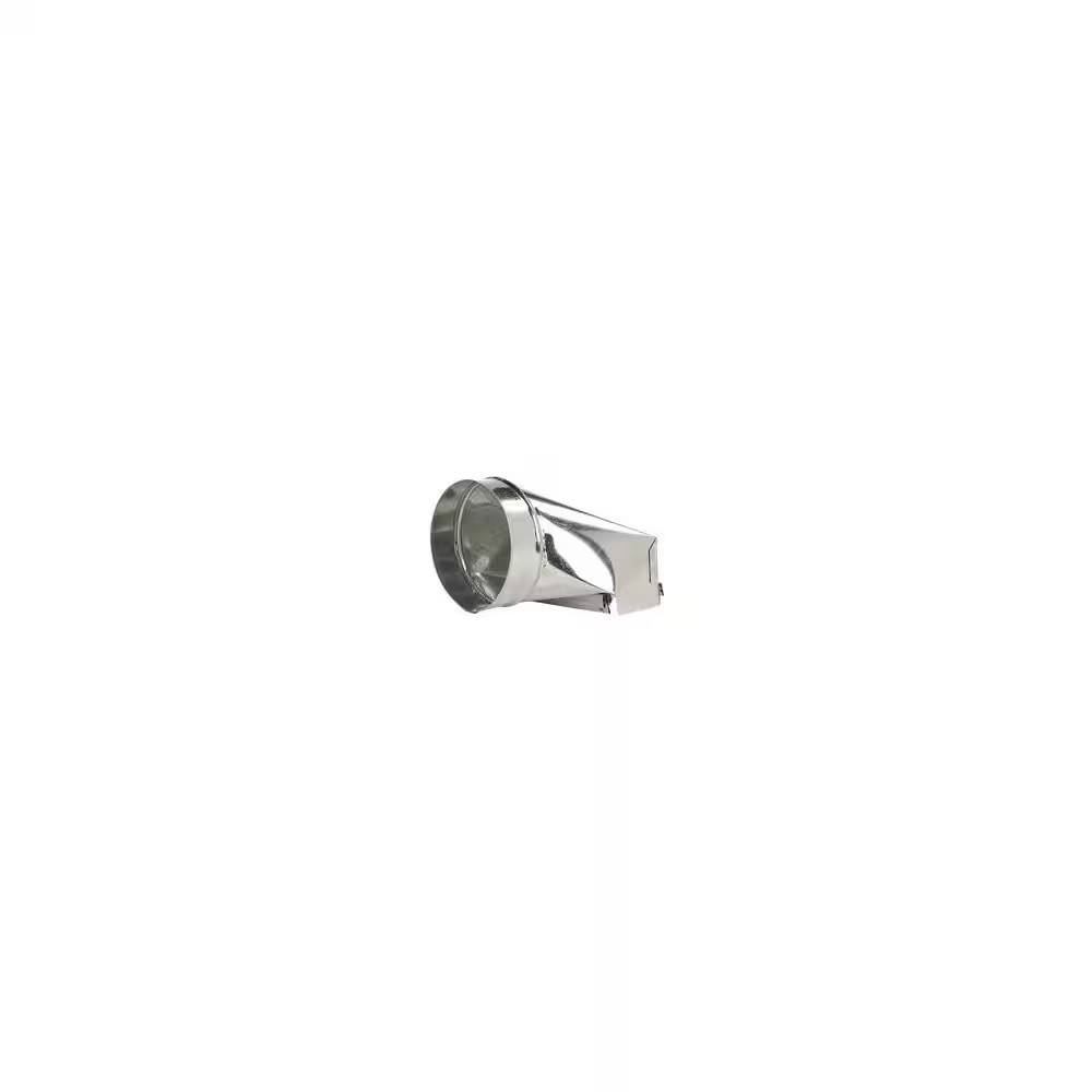 Master Flow Stack Boot 10 in. x 3-1/4 in. to 6 in. 90º Durable Galvanized Steel