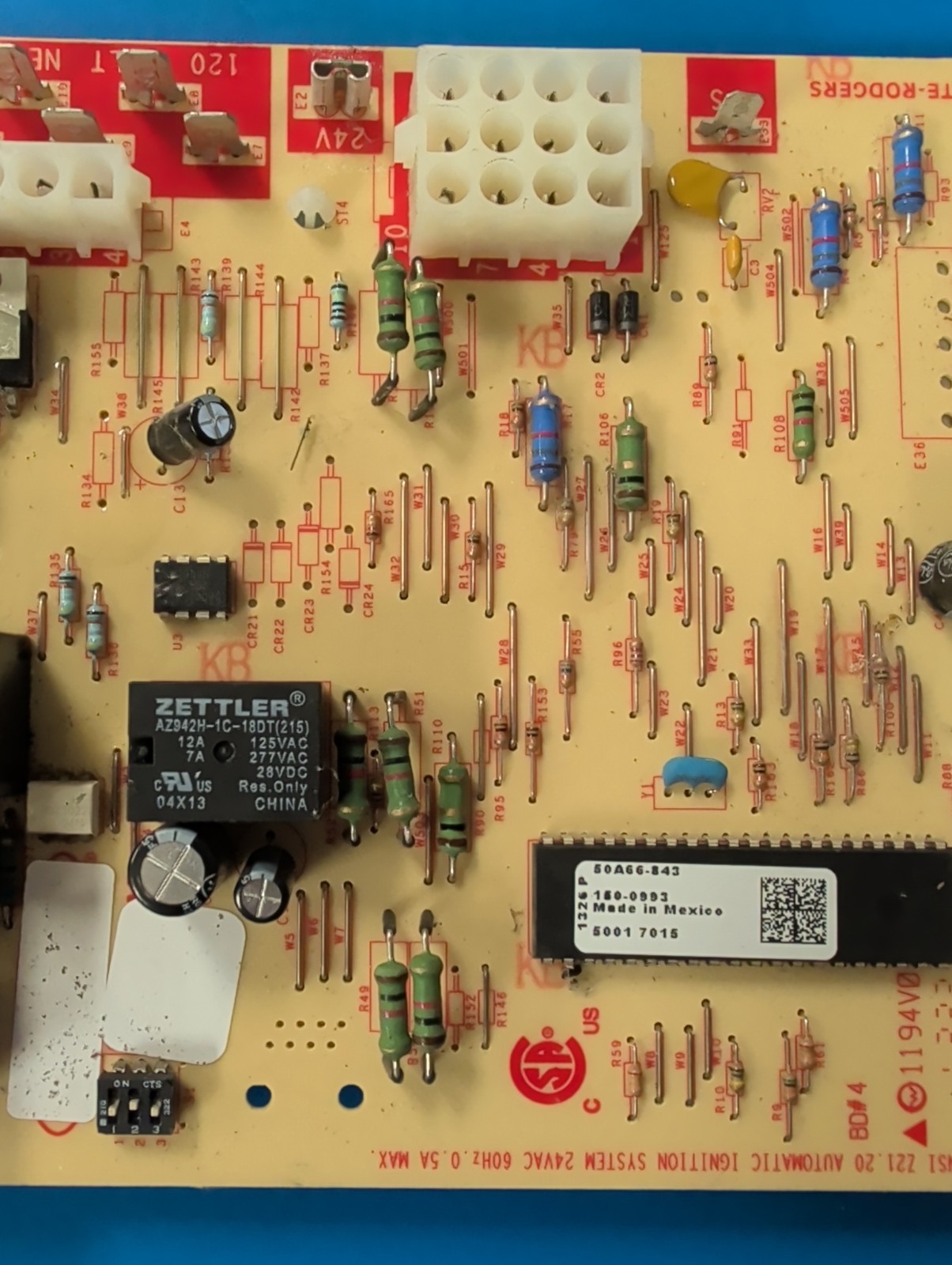 50A66-843 GUARANTEED WORKING TESTED GOOD Furnace Control Circuit Board