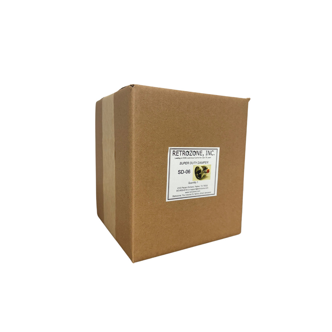 SD 8″ Belimo 3 wire Motorized 24v round zone control damper