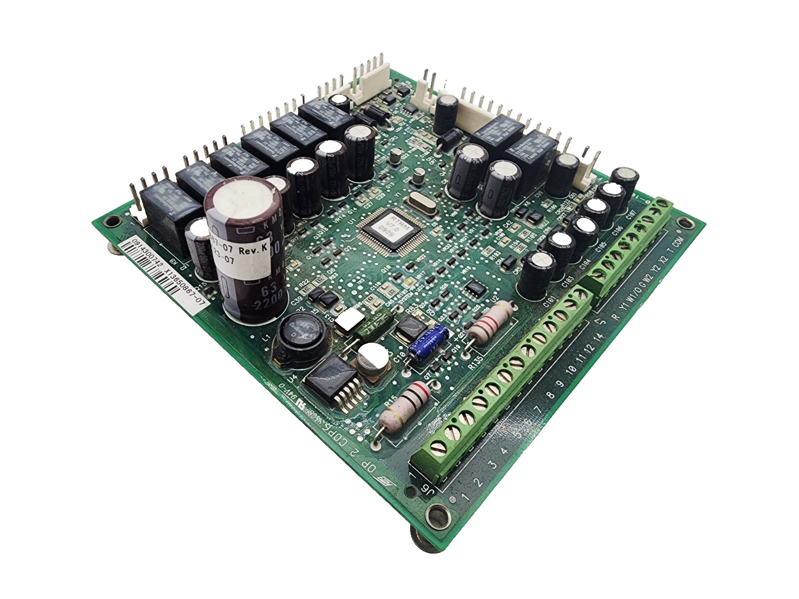 Trane/American Standard RTRM X13650867-07 6400-1079 Control Circuit Board V7.0