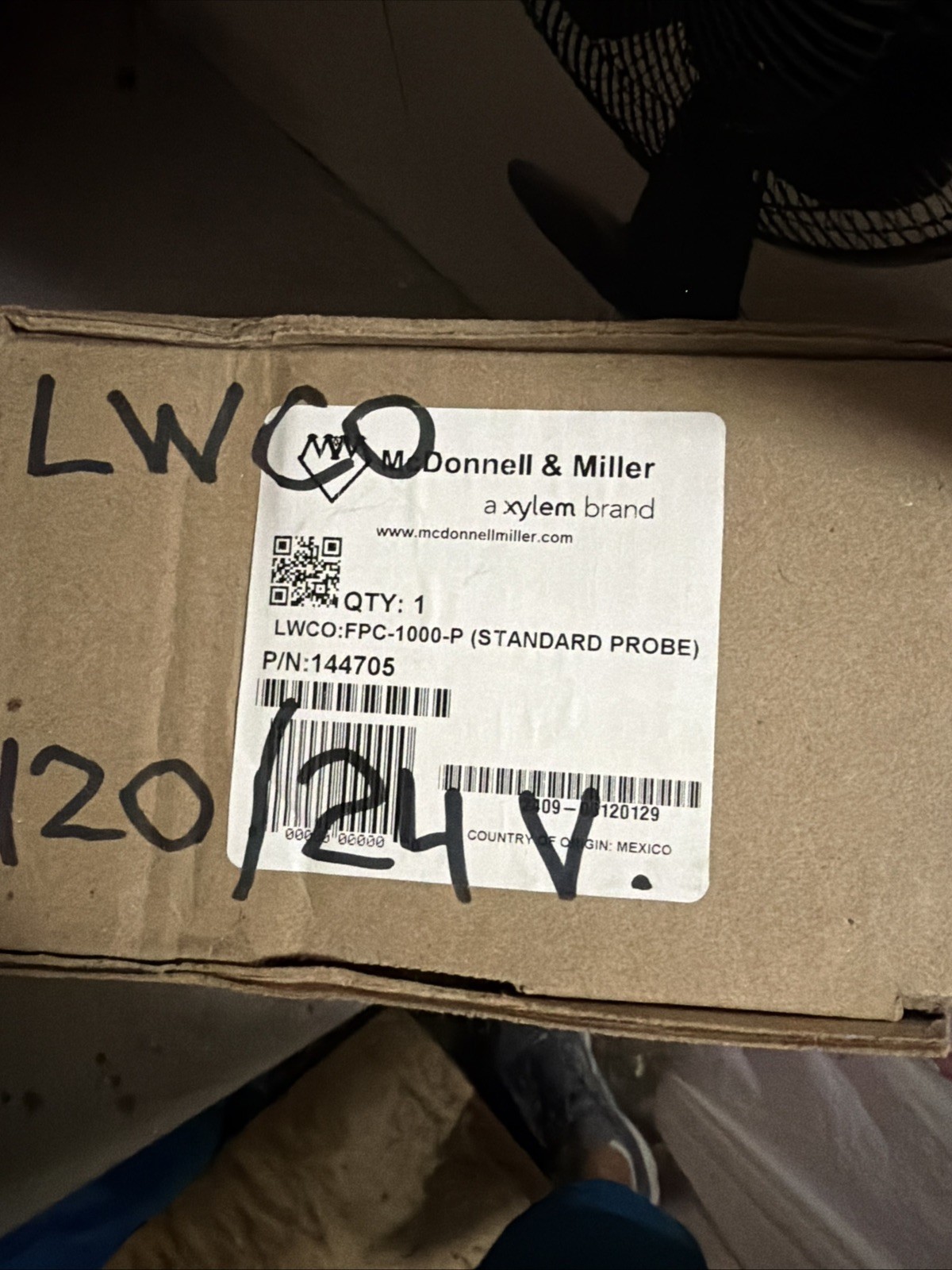 McDonnell & Miller FPC-1000-P Low Water Cut-Off Standard Probe (144705)
