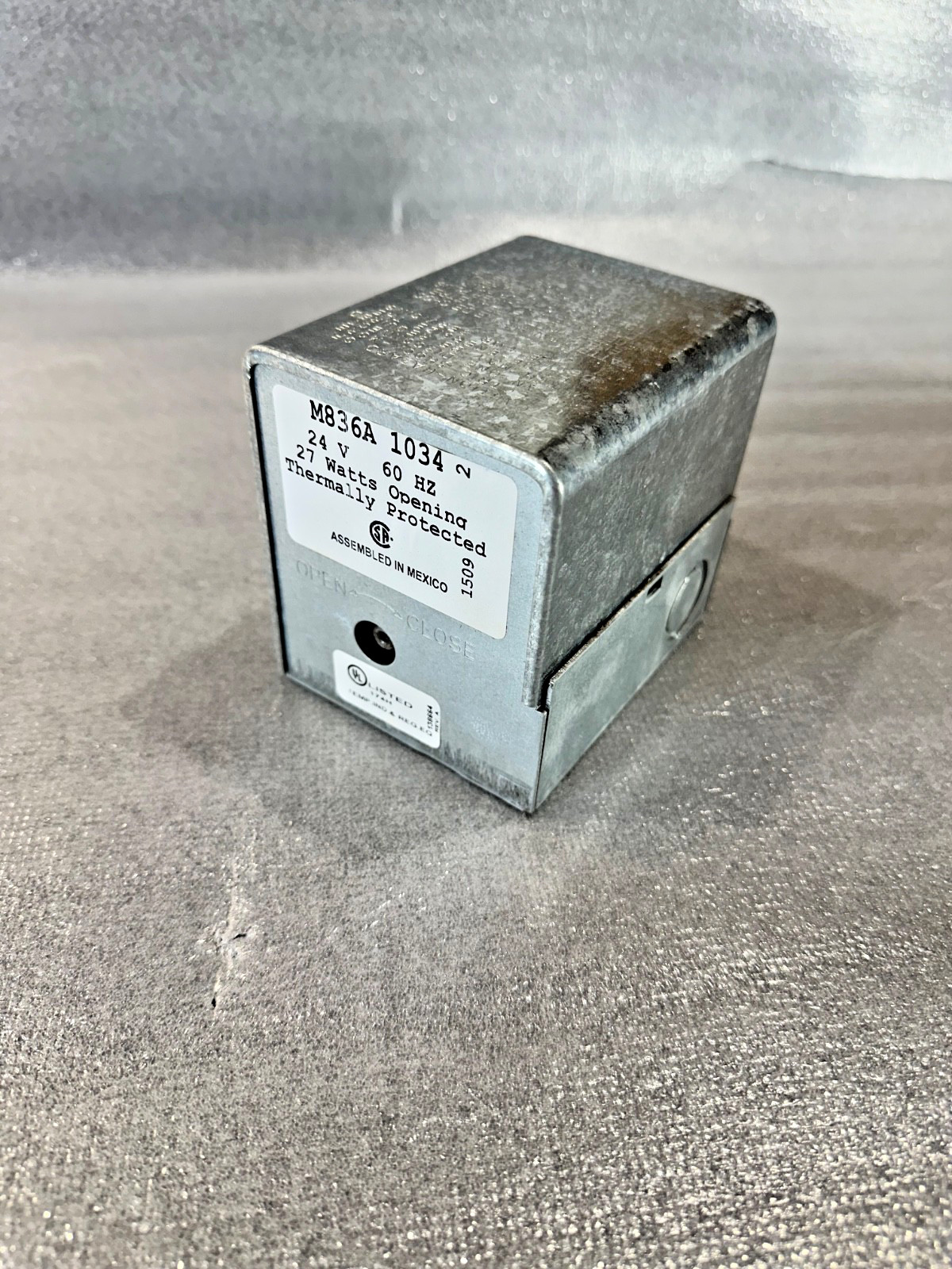 Honeywell M836A 1034 Damper Motor Actuator | 24V | 75° Stroke | Auxiliary Switch