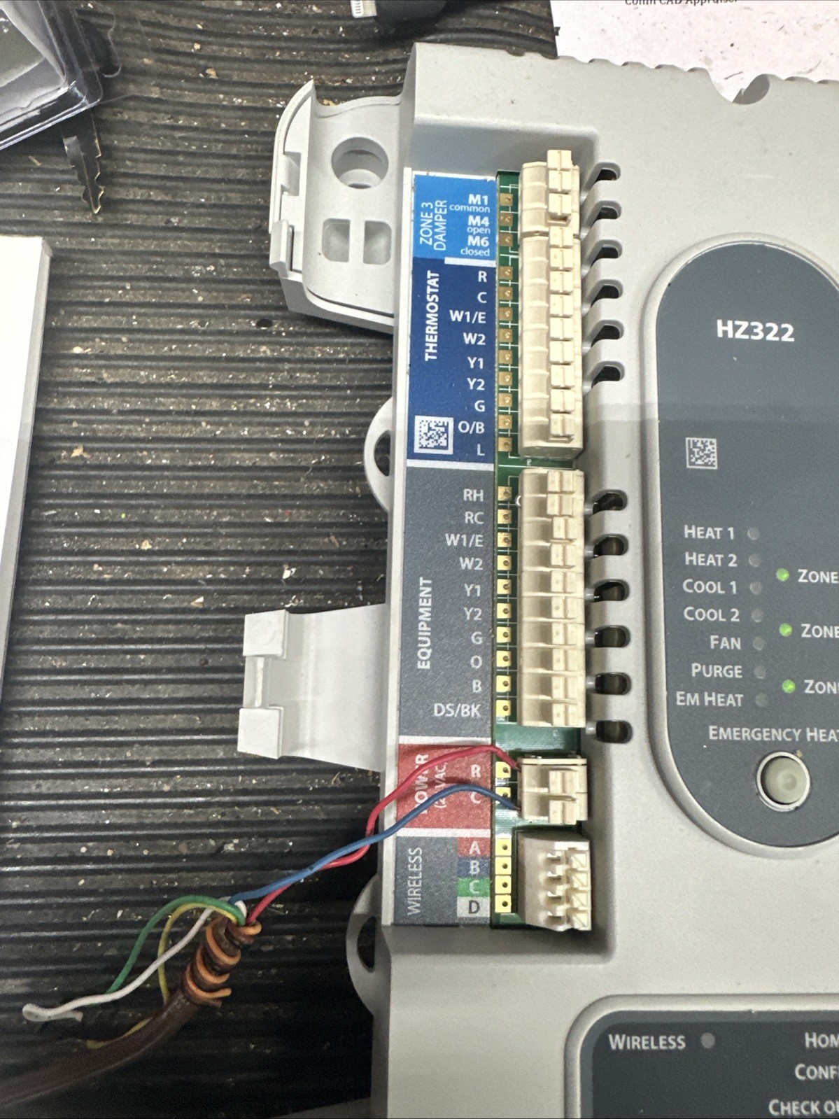 Honeywell 3 Zone 2 Heat 2 Cool Heat Pump Zone Control Board