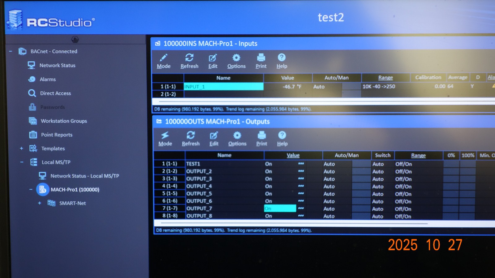 Reliable Controls MACH-Pro1 Building Controller xx8211 MP1-T0052