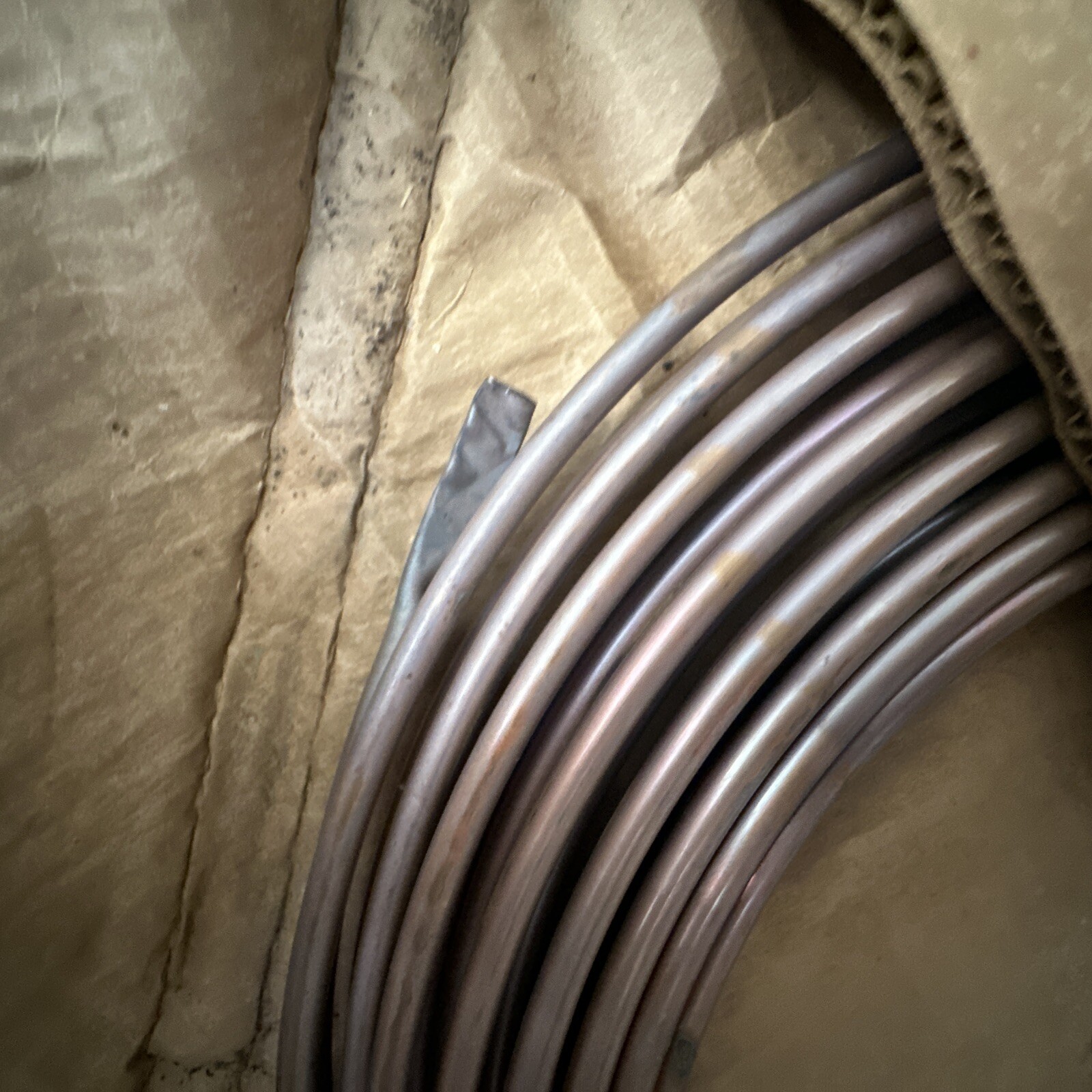 1/4” x 50 x .030 Soft Copper REFRIGERATION TUBING- HVAC 1/4-OD Unused