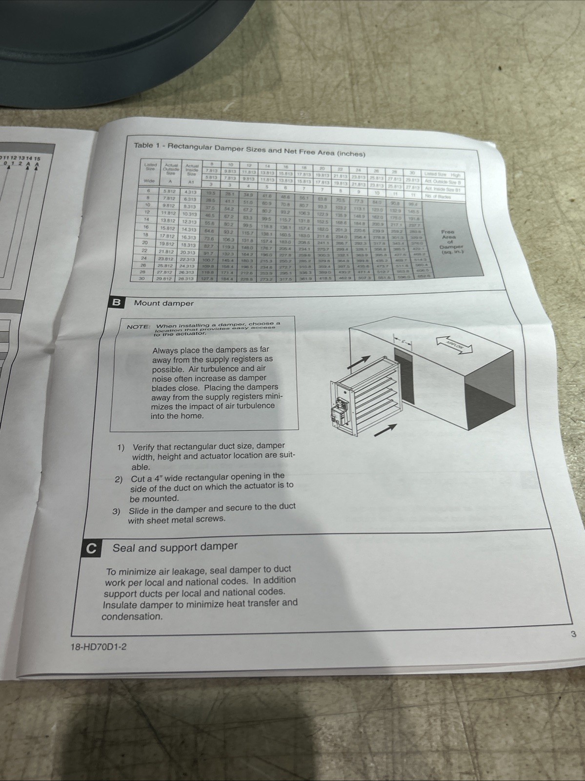 Trane ZDAMPRDMA0010AA 10″ Zone Damper | iO HVAC Controls