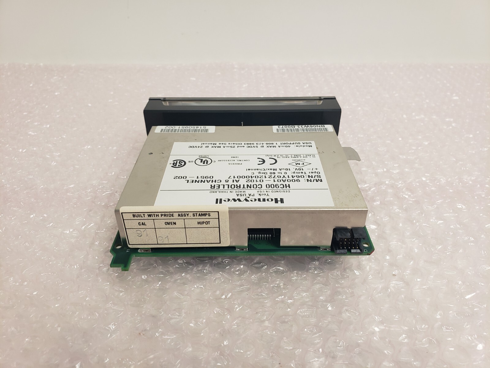 Honeywell 900A01-0102 HC900 Controller AI 8 Channel 51450951-002 24-3