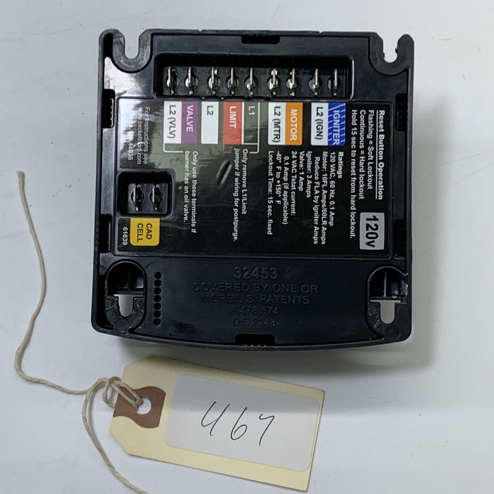 Beckett Genisys 7505 120V Oil Burner Primary Control 7505P-1515 Free Shipping
