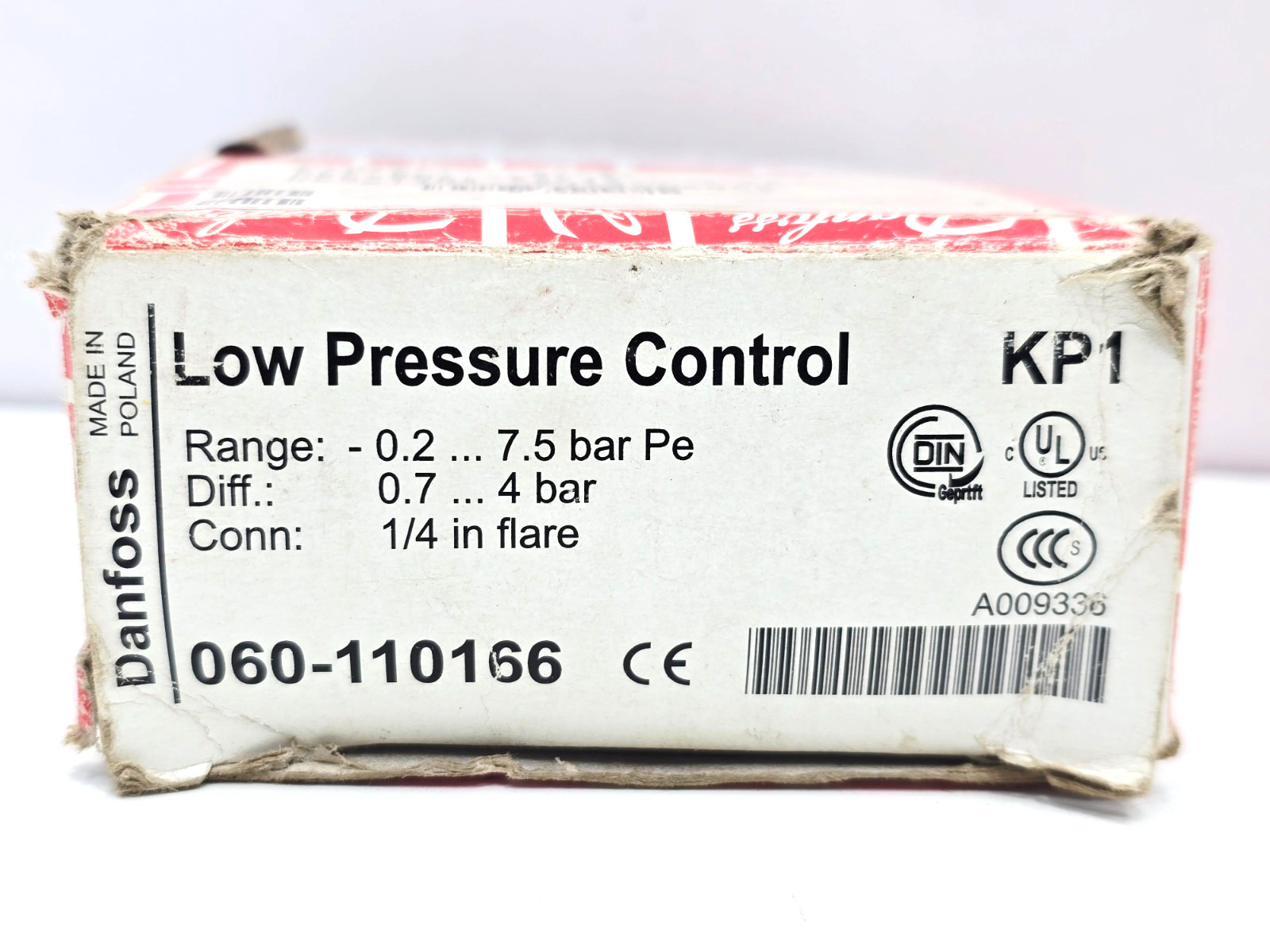 Danfoss KP1 060-110166 Low Pressure Control Switch Pack of 3