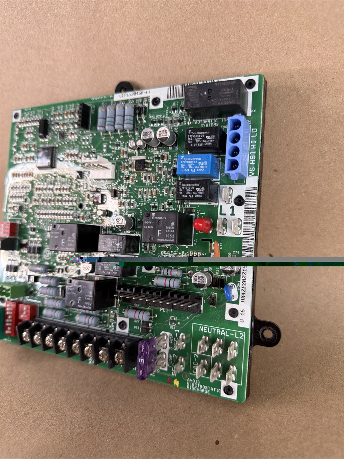TESTED CEPL130456-01 Furnace Control Board HK42FZ022 CEBD430456-16A