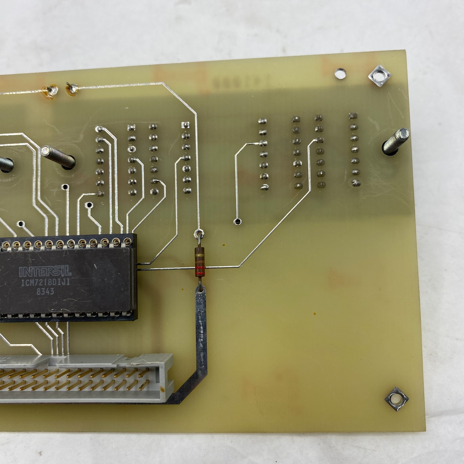 Vintage Industrial Keypad Panel & Display Board Intersil ICM7218DIJI SN7420N