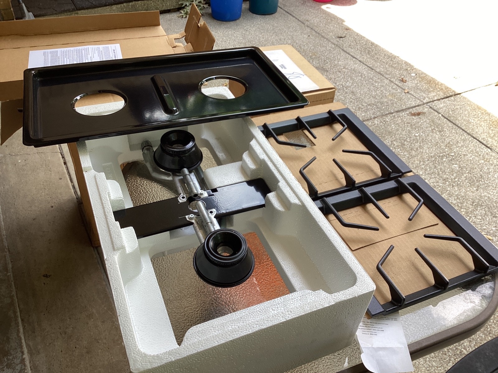 WHIRLPOOL AG202MBA BURNER MODULE 8,000 BTU PORCELAIN-CAST IRON DROP-IN