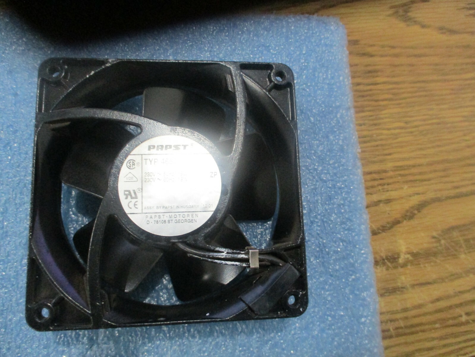 Papst Motoren Model: 4650 N Fan