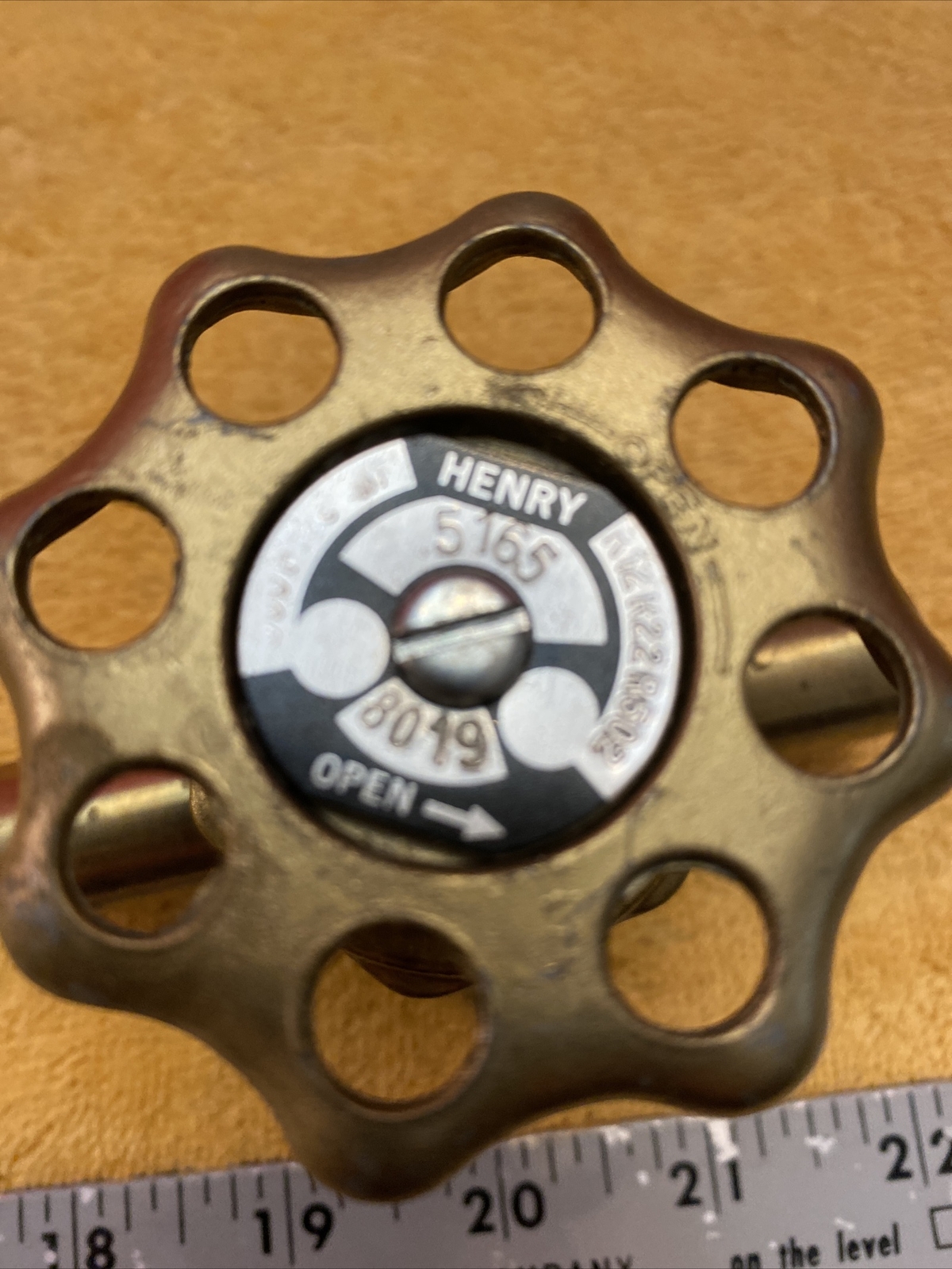 Henry 5165 Golden Bantam Packless Globe Refrigeration Valve