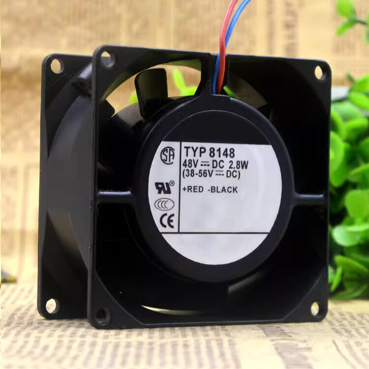 EBMPAPST TYP8148 8CM 80*80*38MM DC38v-56v Silent High temperature resistance fan