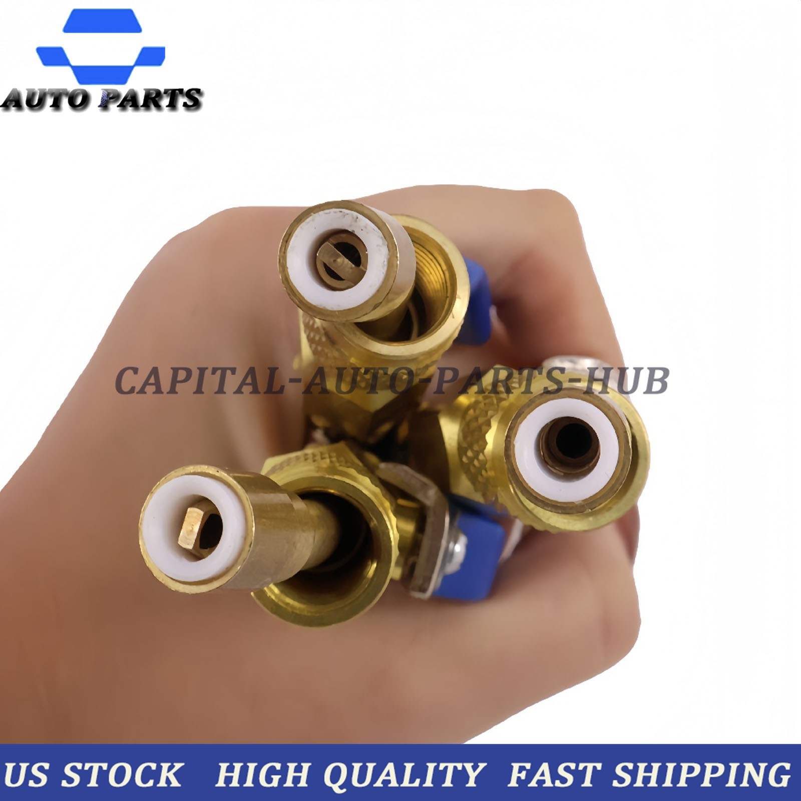 3Pack 29986 Plus II 1/4″ Hose with Compact Ball Valve 72″ for R-410A Refrige USA