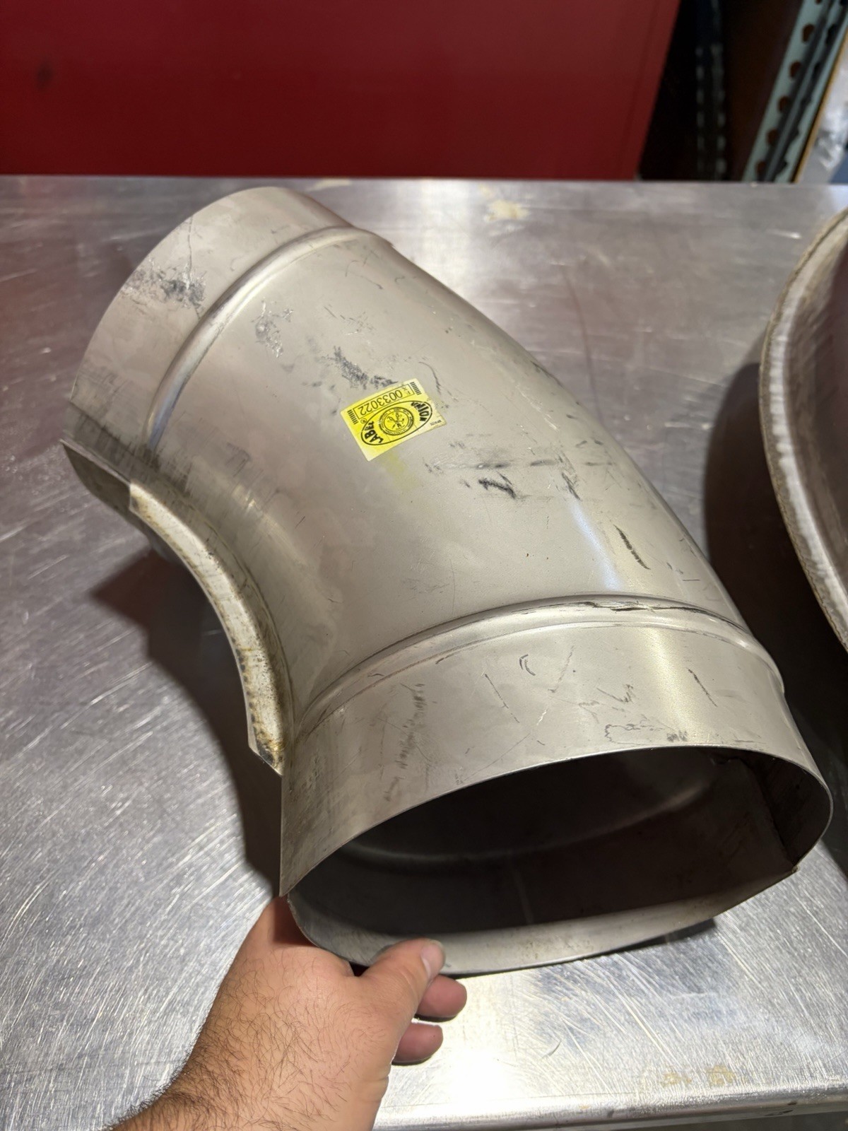 Duct Size 8 304 Stainless Steel 45 Degree Elbow Connector