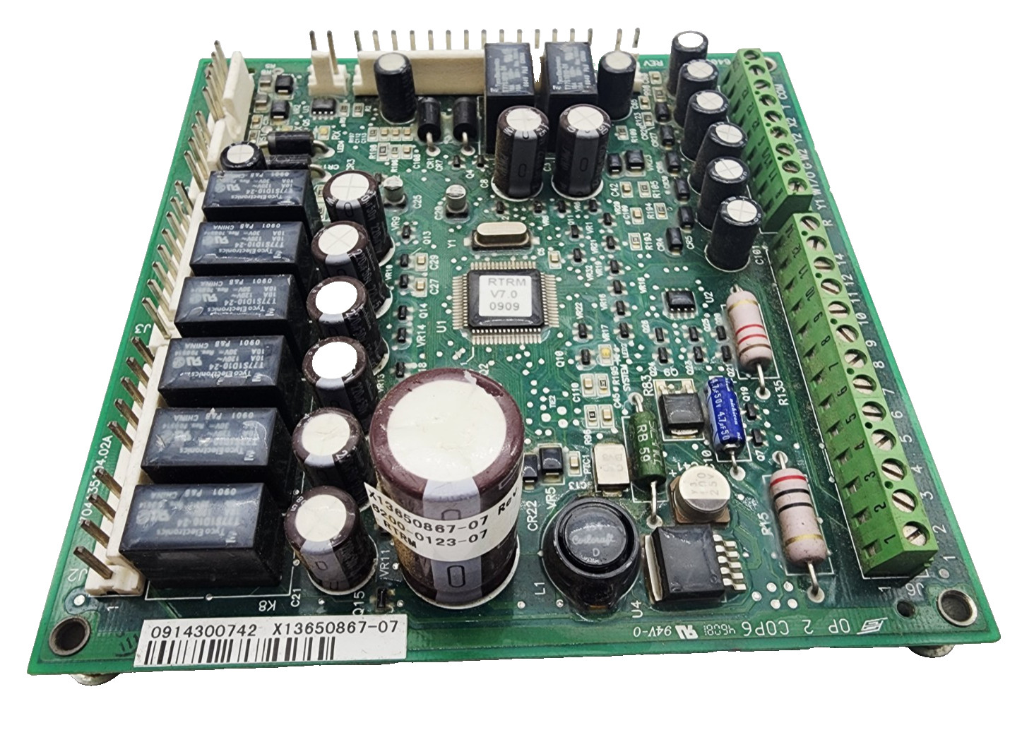 Trane/American Standard RTRM X13650867-07 6400-1079 Control Circuit Board V7.0