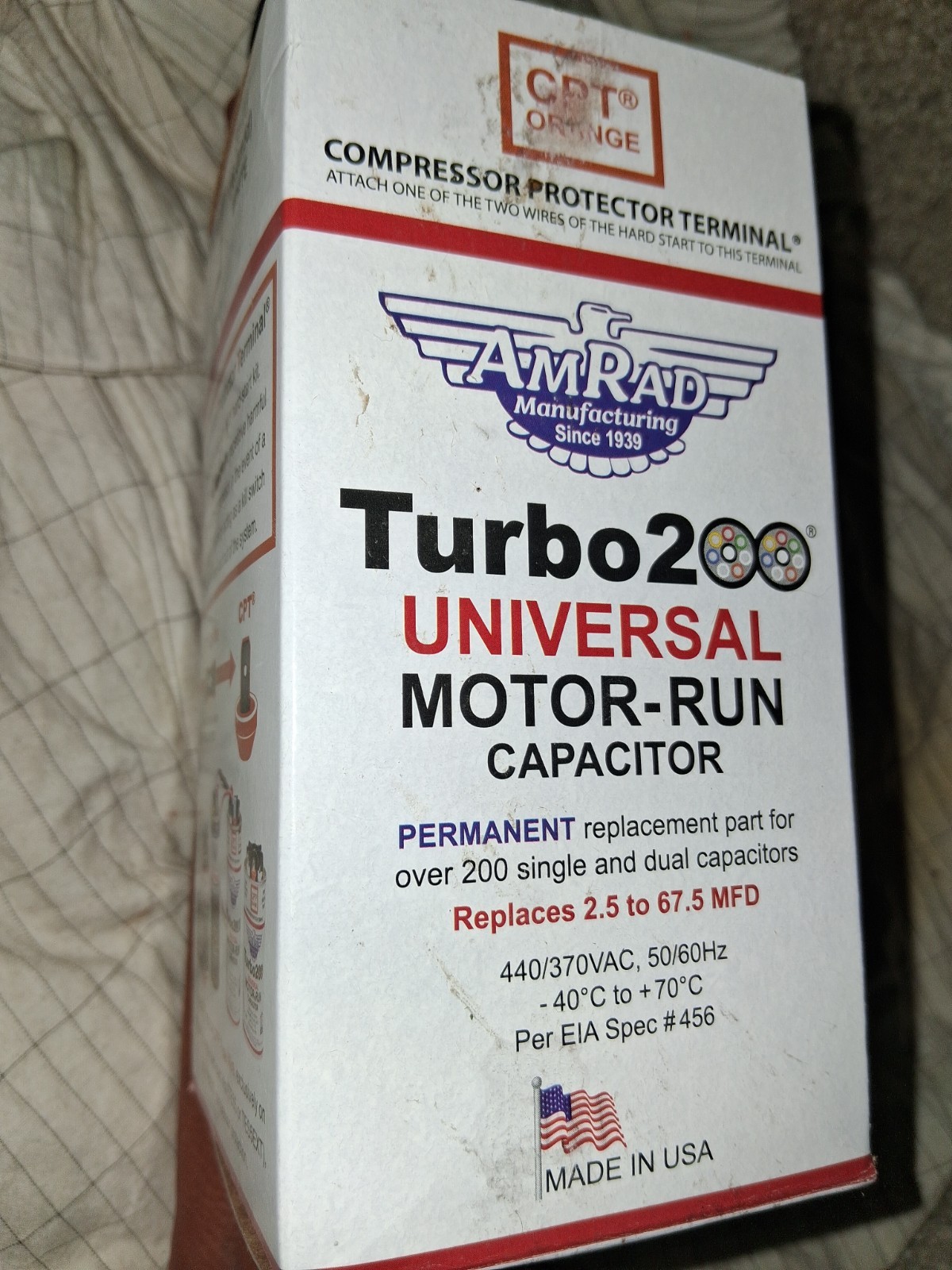 Mars 12200 Turbo 200&reg; Universal Capacitor – 2.5-67.5 MFD –