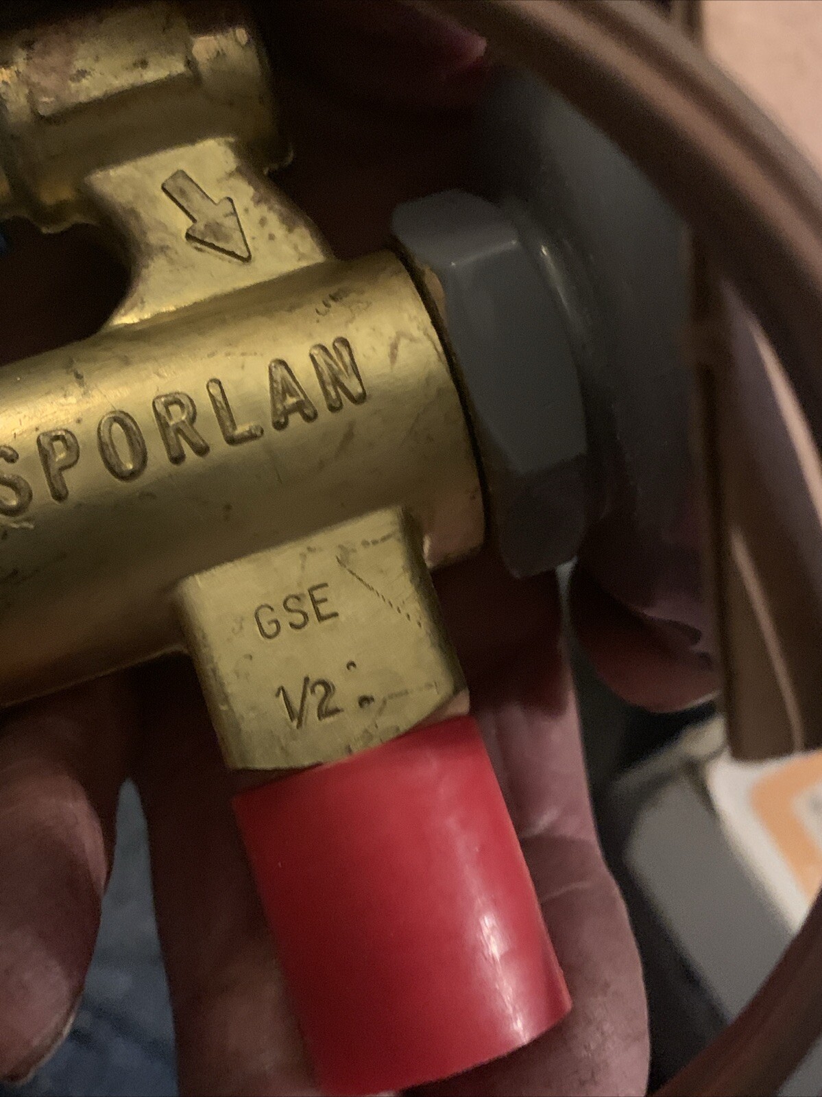 Sporlan GSE 1/2-ZP Expansion Valve 3/8 1/2 Flare 1/2 Ton Low Temp 404 502 112778