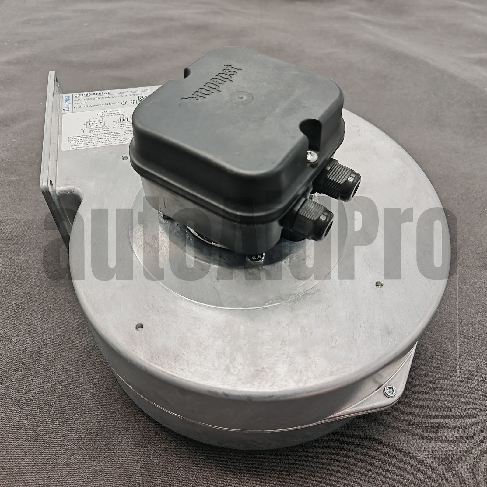 Brand New G2D180-AE02-26 Centrifugal Blower Fan 400V 420/385W for ebm-papst