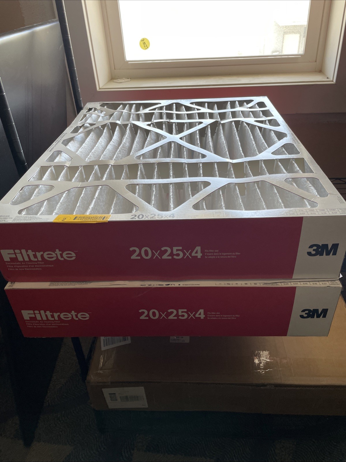 Filtrete 20x25x4 Air Filter MERV 11, MPR 1000 Micro Allergen Defense 2-Pack, …