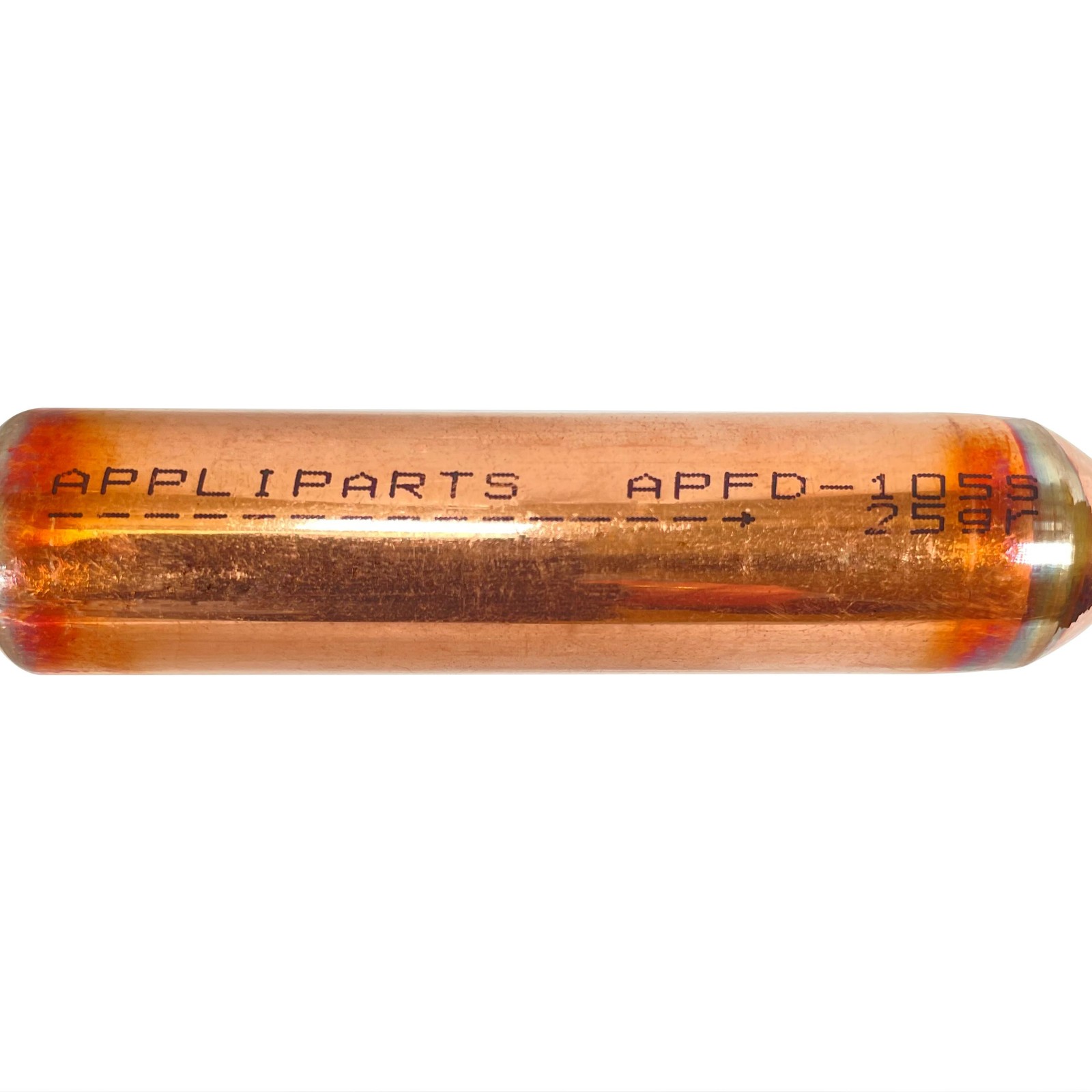 Appli Parts APFD-105S Copper Filter Drier 1/4 x 1/4 in 25g for universal refrige