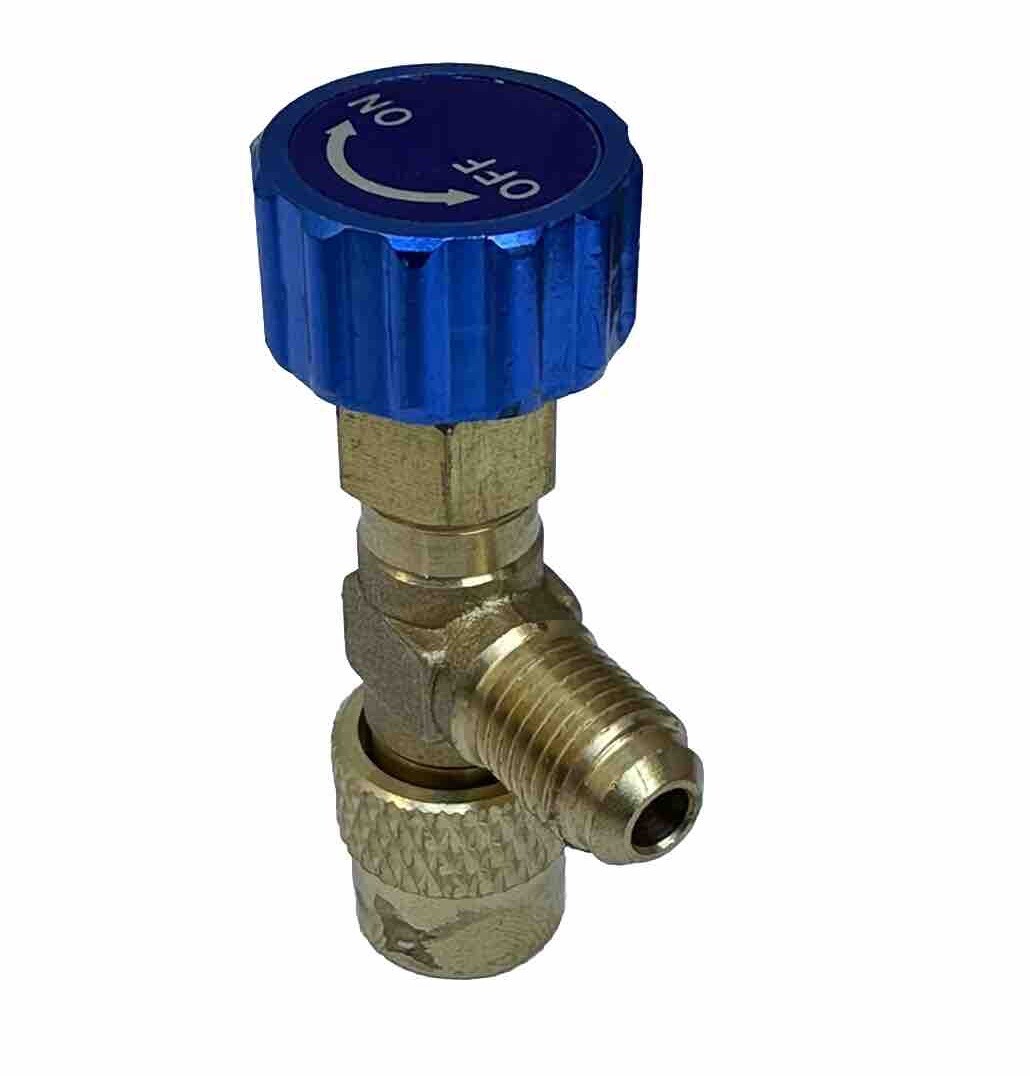 Refrigerant HVAC 1/4″ Charging Refilling Safety Valve Adapter For Mini Split AC