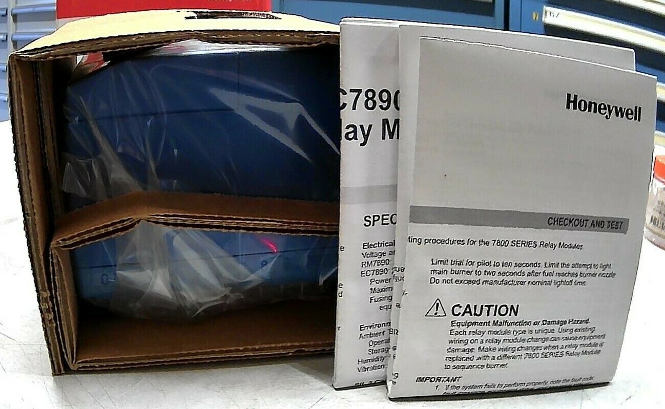 HONEYWELL RM7890A1015 ON-OFF AUTO PRIMARY CONTRL INTERMITTENT PILOT 120VAC *FSHP