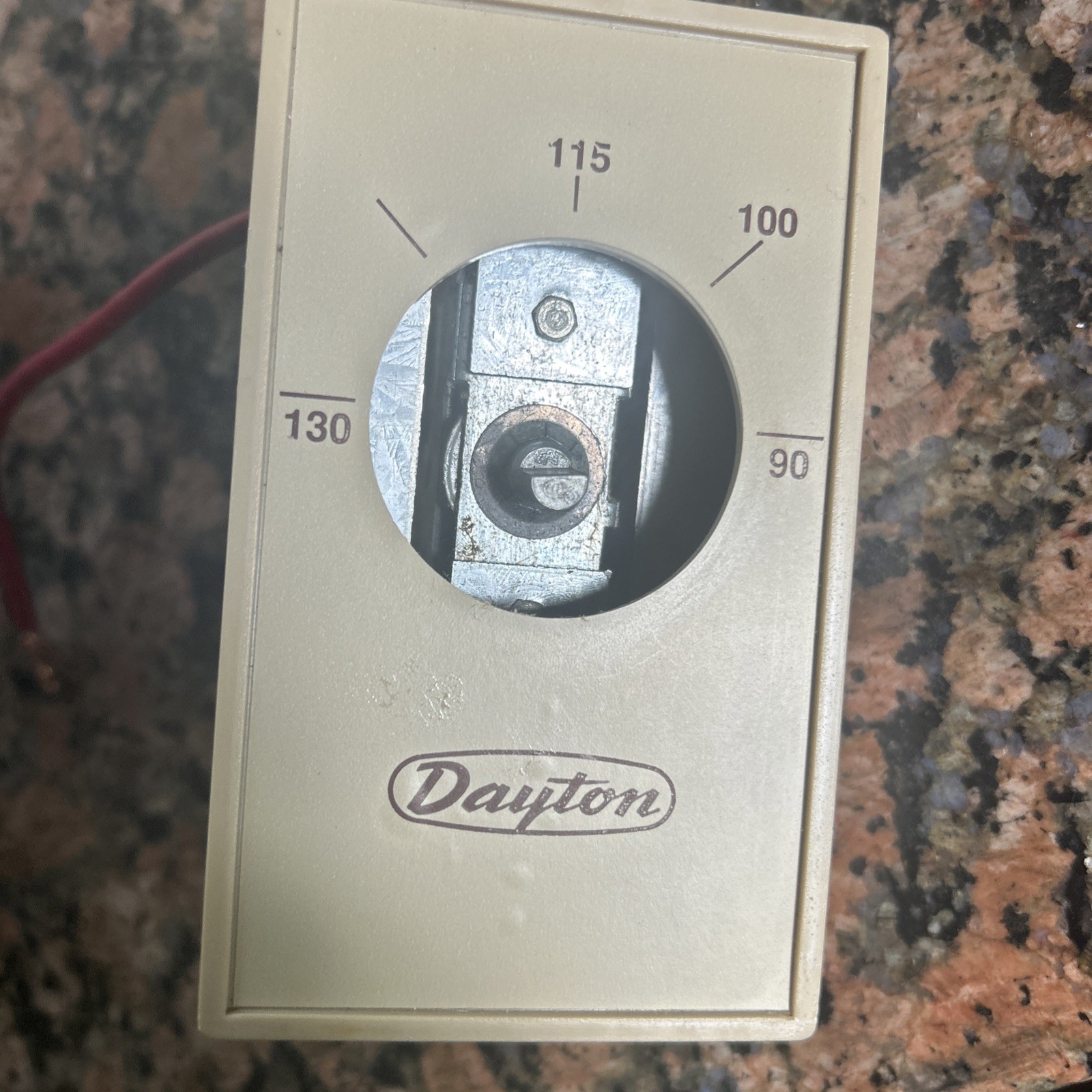 Vintage Dayton 2E340A Line-Voltage Thermostat