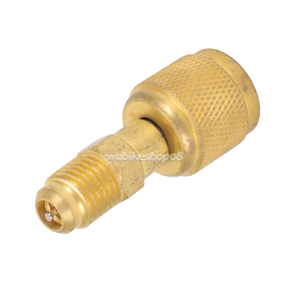 HVAC R32 Reverse Thread 1/4” Female, 1/4” Male Adapter For A2L R454B/R32 Tanks